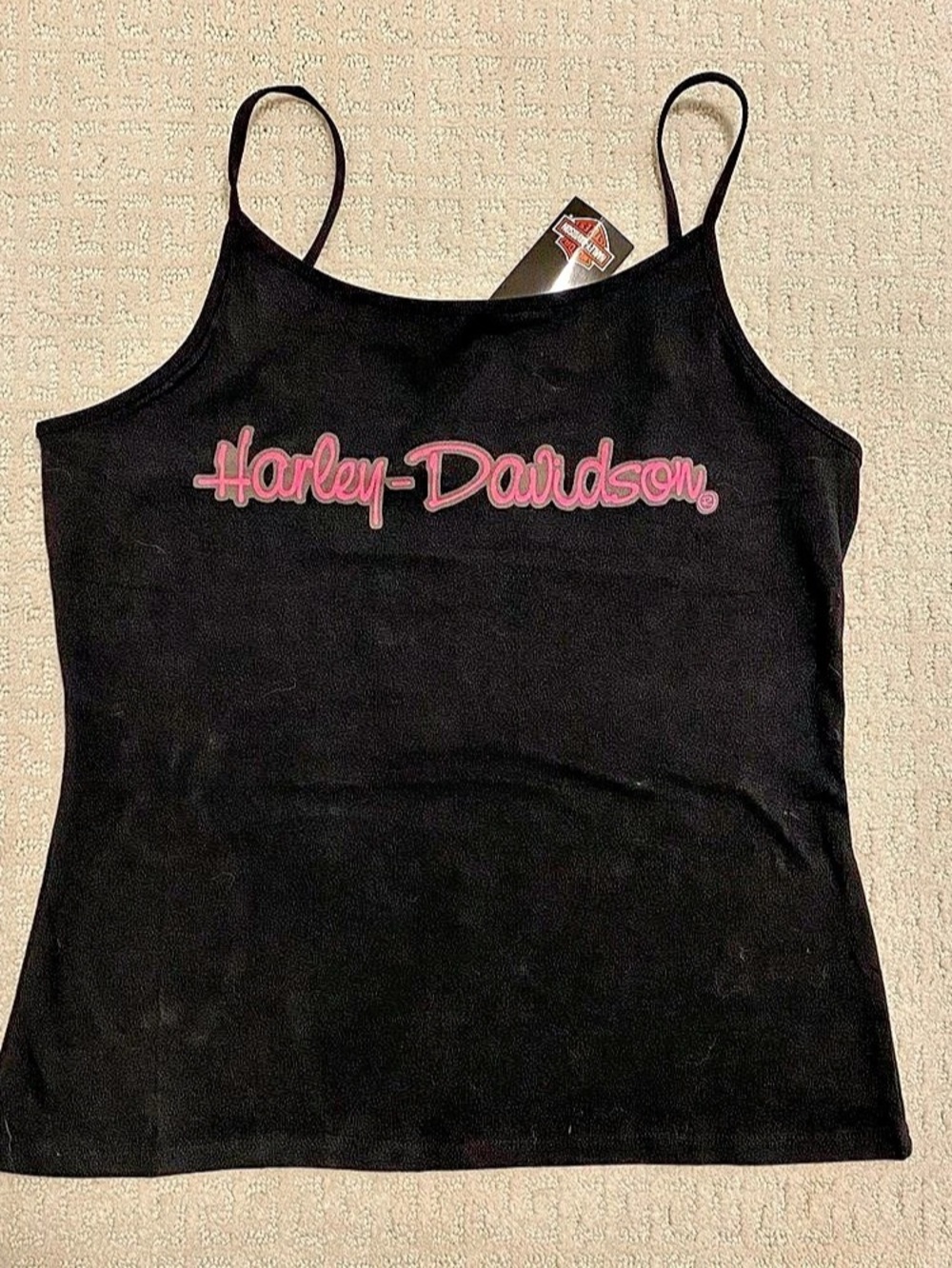 Harley-Davidson Logo Cami in Black Size Large NWT